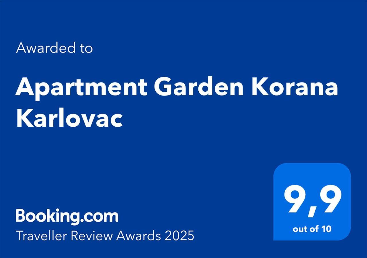 Apartment Garden Korana Karlovac Exterior photo